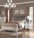 California King Size 3pc Set Faux Leather Tufted Headboard Bedroom Furniture Z41504