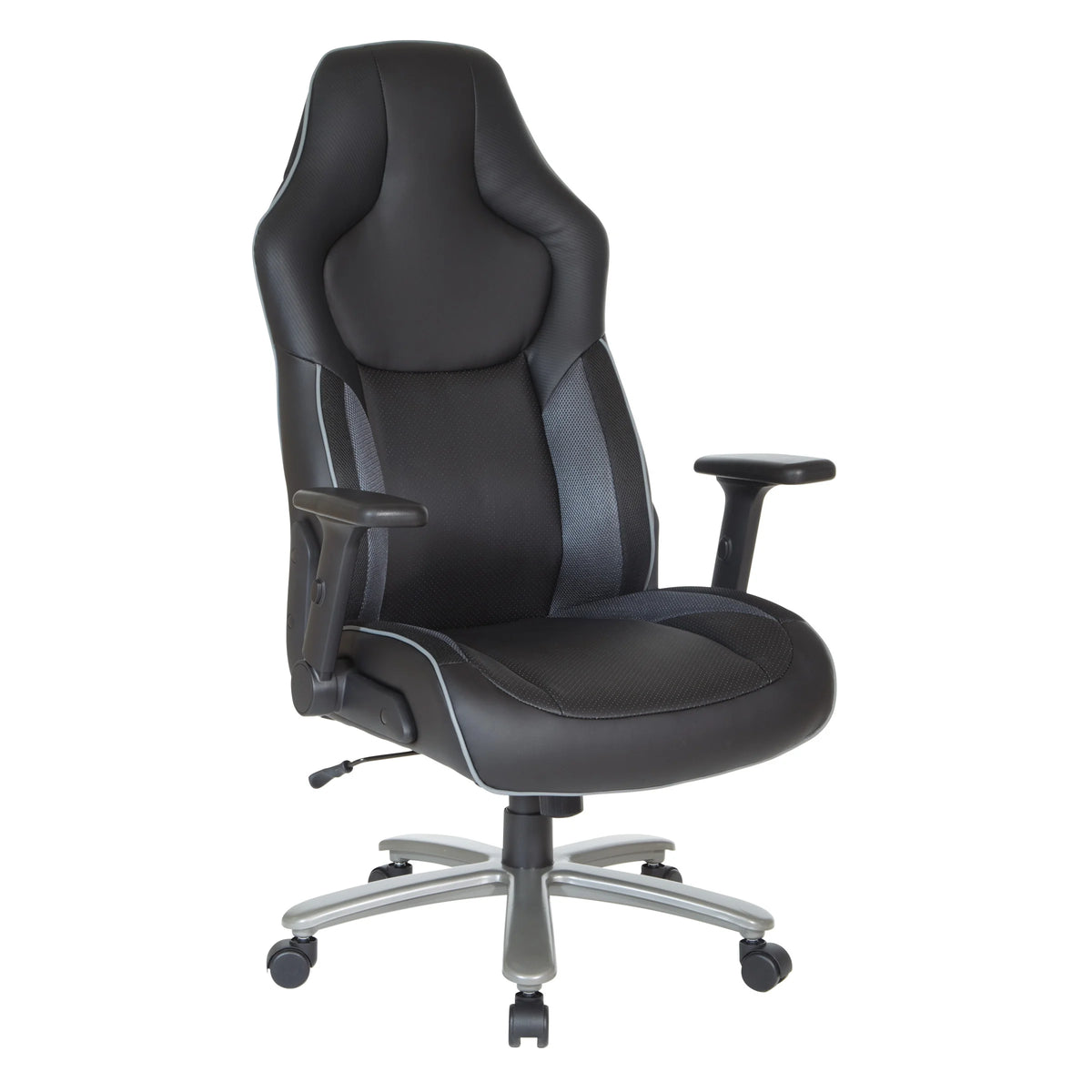 Gray Mesh Gaming Chair J4815