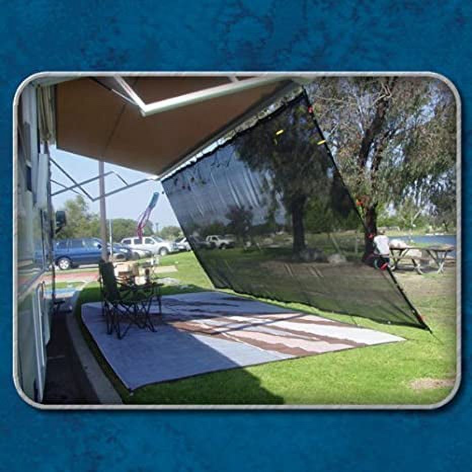 Black Motorhome Awning Shade Kit 7x16 N8095