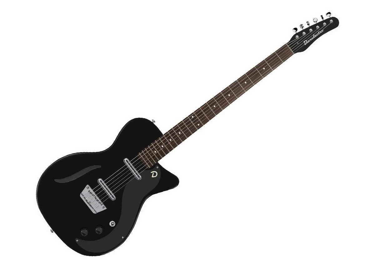Black Baritone Guitar P3103