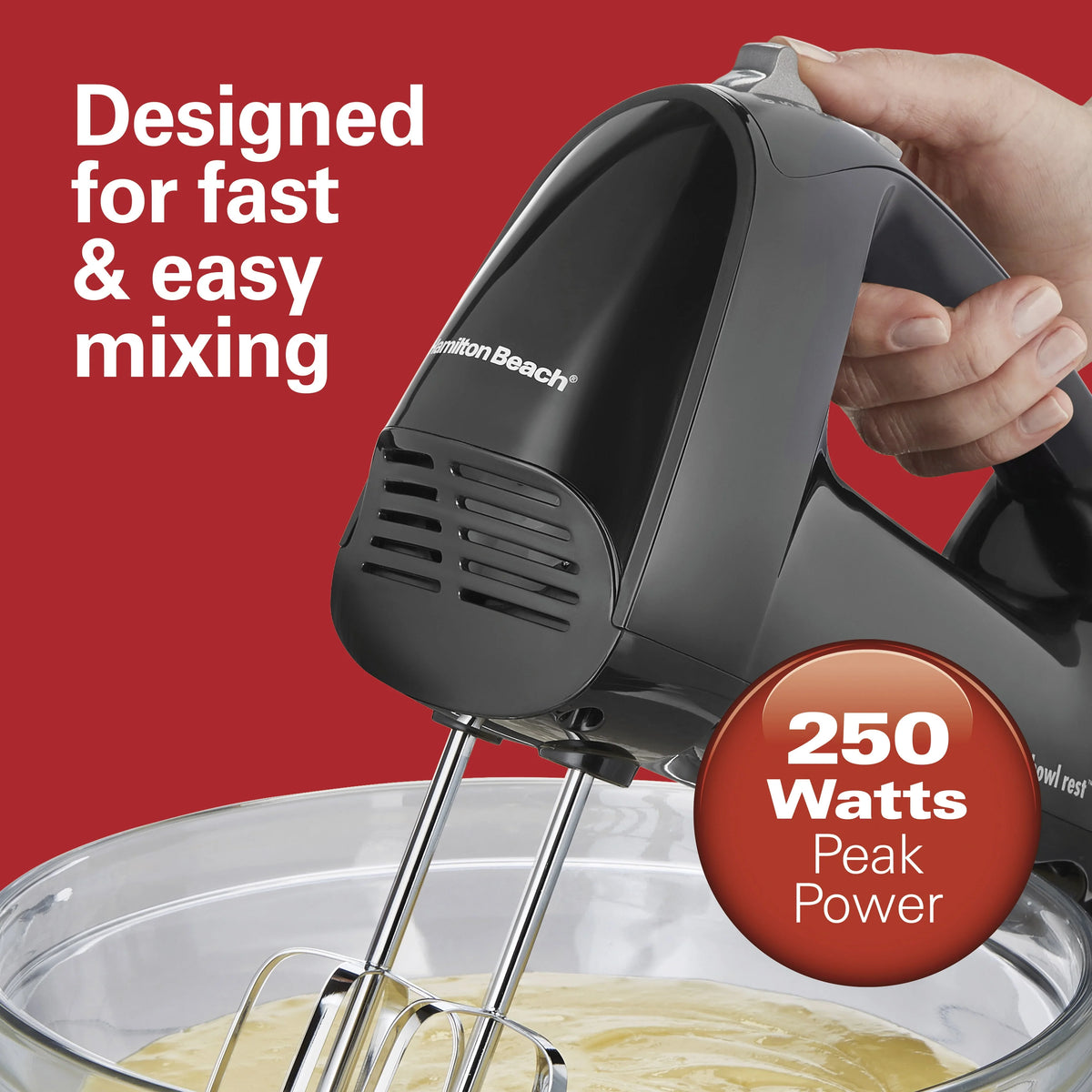 6 Speed Hand Mixer with Storage Case N82830