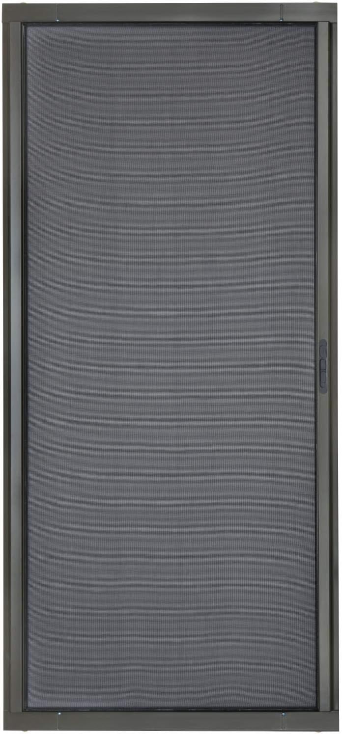 Heavy Duty Aluminum Sliding Patio Screen Door Kit 36"x96" Bronze 2.5" Frame M48669