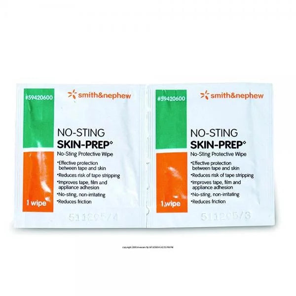 No-Sting Skin Prep Wipes 50 Each K8815