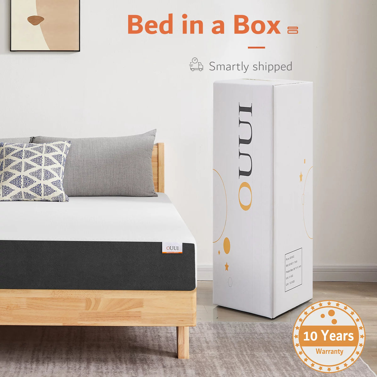 5 Inch Gel Memory Foam Full Size Mattress O311752