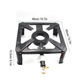 Cast Iron Camping Stove Portable Gas Stove Propane Stove Compact Cooktop U7874
