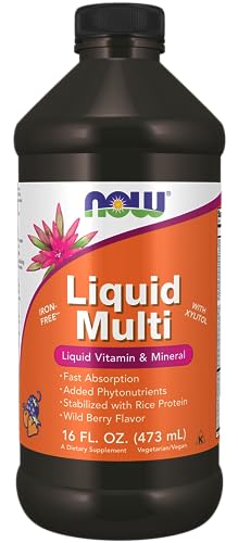 Liquid Multi Vitamin & Mineral, Wild Berry Flavor, 16-Ounce B61202