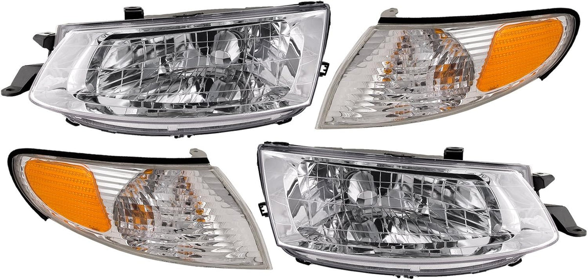 4-Piece Headlights Set with Corner Lights Z979