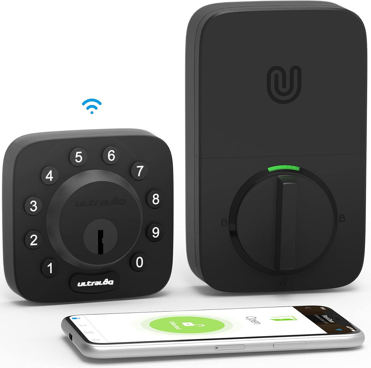 Z-Wave Smart Lock with Door Sensor Deadbolt Z72571