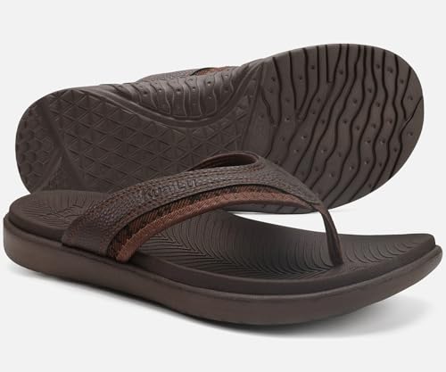 Mens Sport Flip Flops Orthotic Thong Sandals with Arch Support H38273
