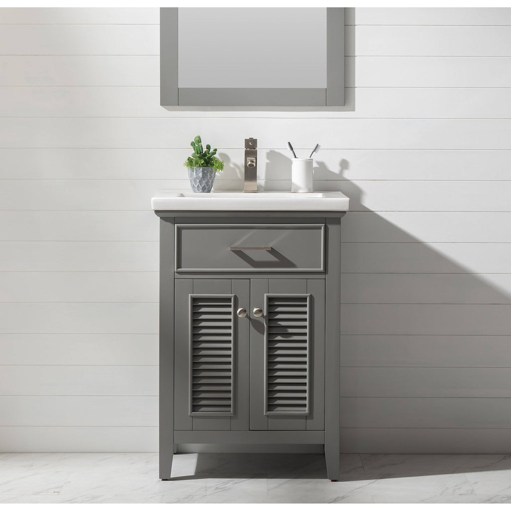 Gray Single Sink Vanity V57631
