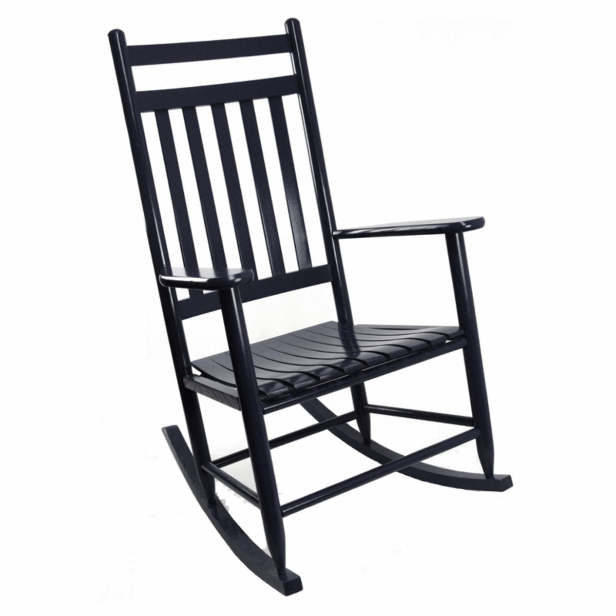 Coastal Pink Wood Rocking Chair M761