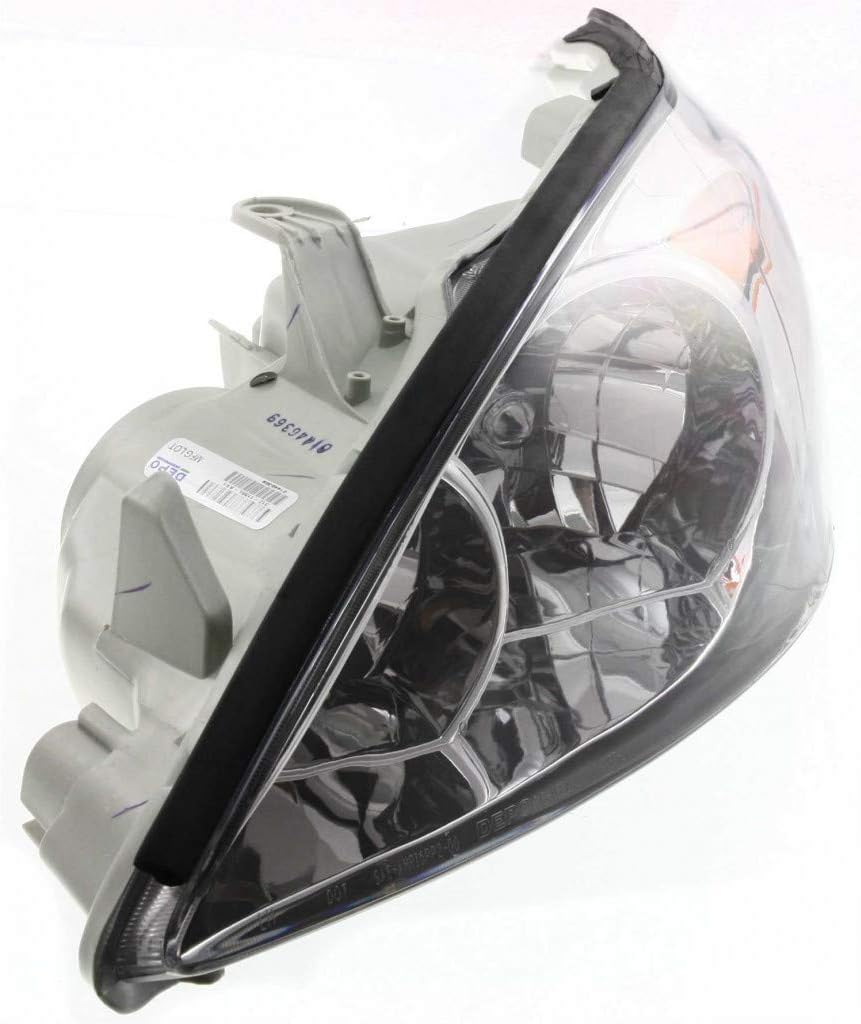 Chrome Headlight Assembly Pair for Toyota Camry 2002-2004 L99044