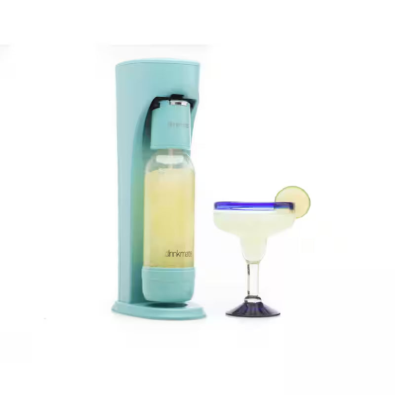 Sparkling Water Soda Maker Machine with 3 60L CO2 Cartridge, 1L and 0.5L Bottles B567151
