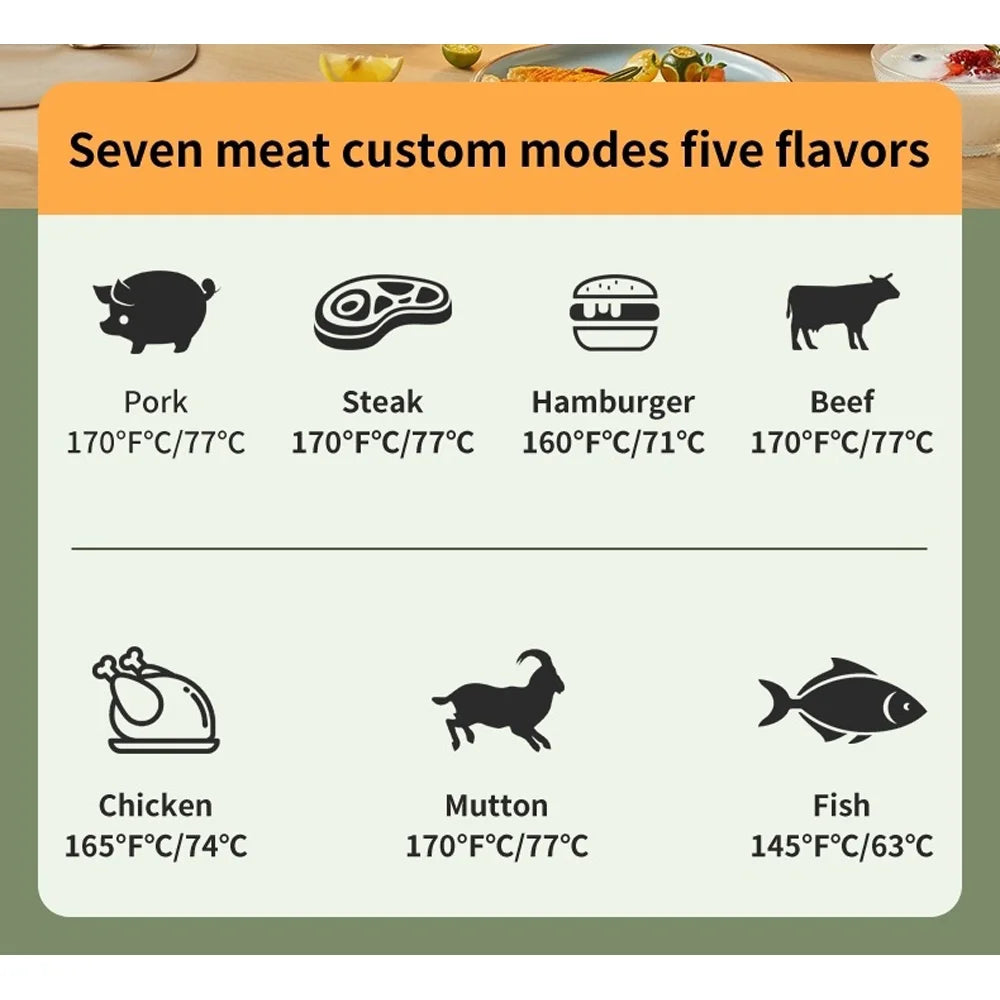 Instant Oven Meat Thermometer with Two Probes A16171