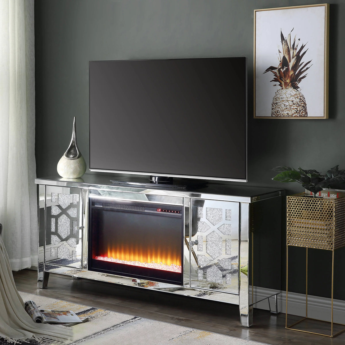 59 in. TV Stand with Fireplace C347124