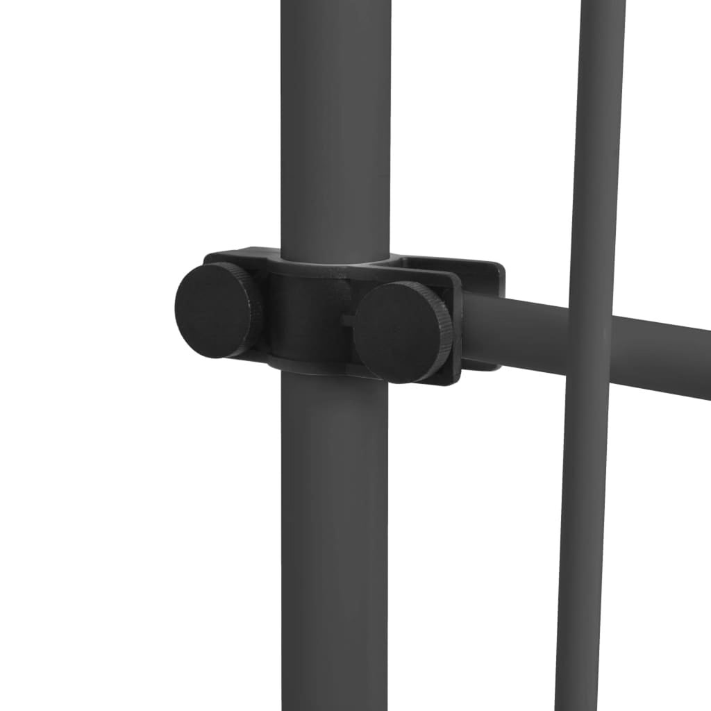 Manual Retractable Awning with 157.5" Anthracite D599