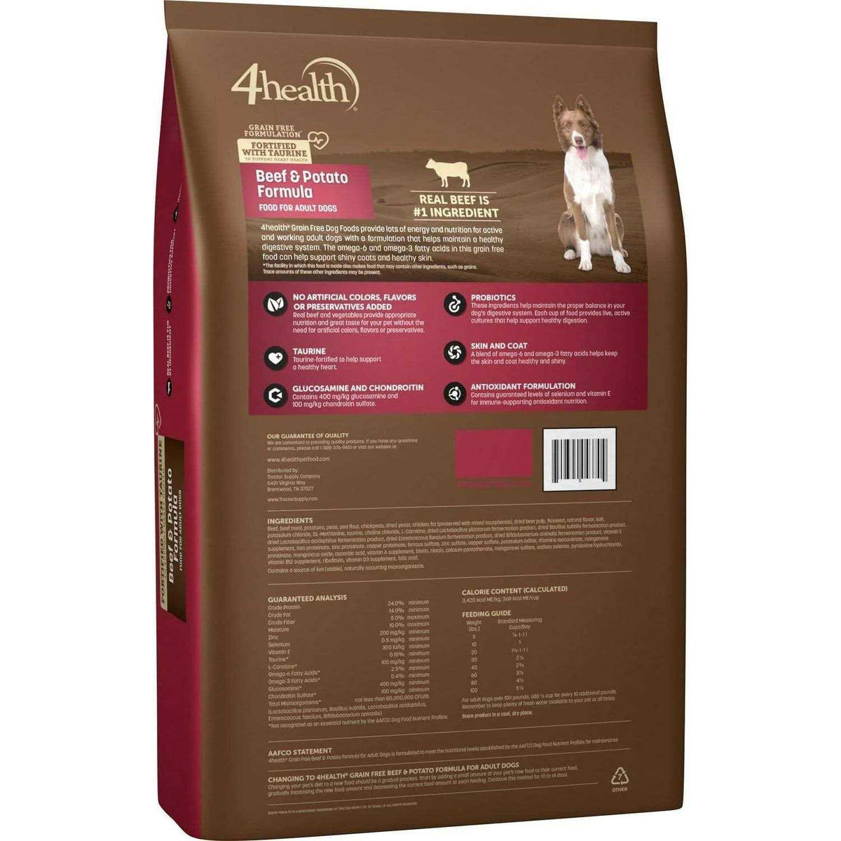 Grain Free Beef and Potato Formula Dry Dog Food N648