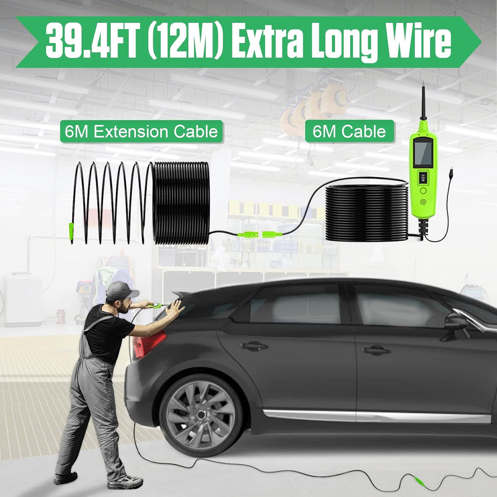 12V 24V Car Electrical Diagnostic Tool with Built-in Flashlight, Pack of 2 Y7362