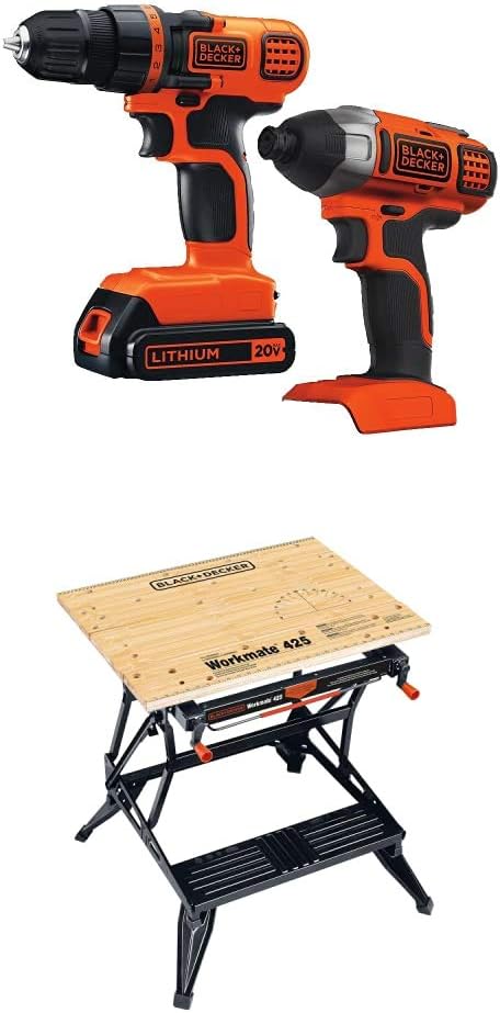 Cordless Drill/Driver + Impact Driver Combo Kit F86844