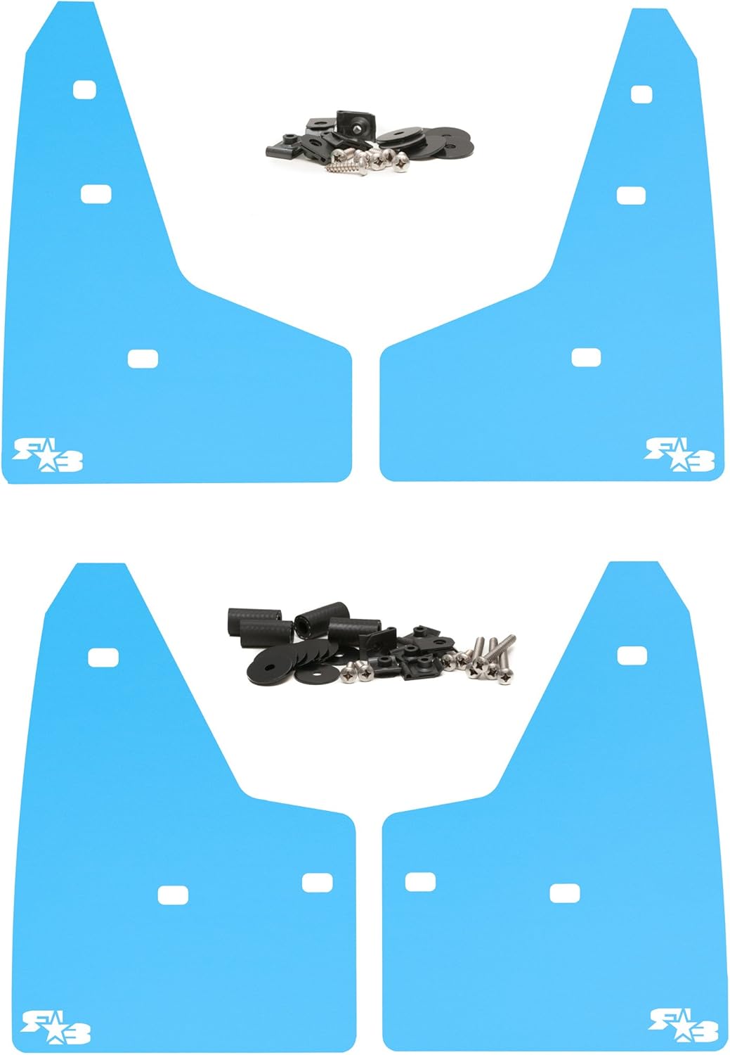 Black Mud Flaps Set of 4 C3987