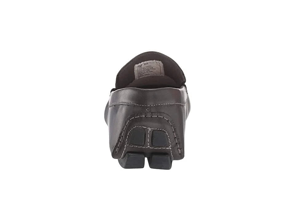 Charcoal Leather Driving Moccasins L87710