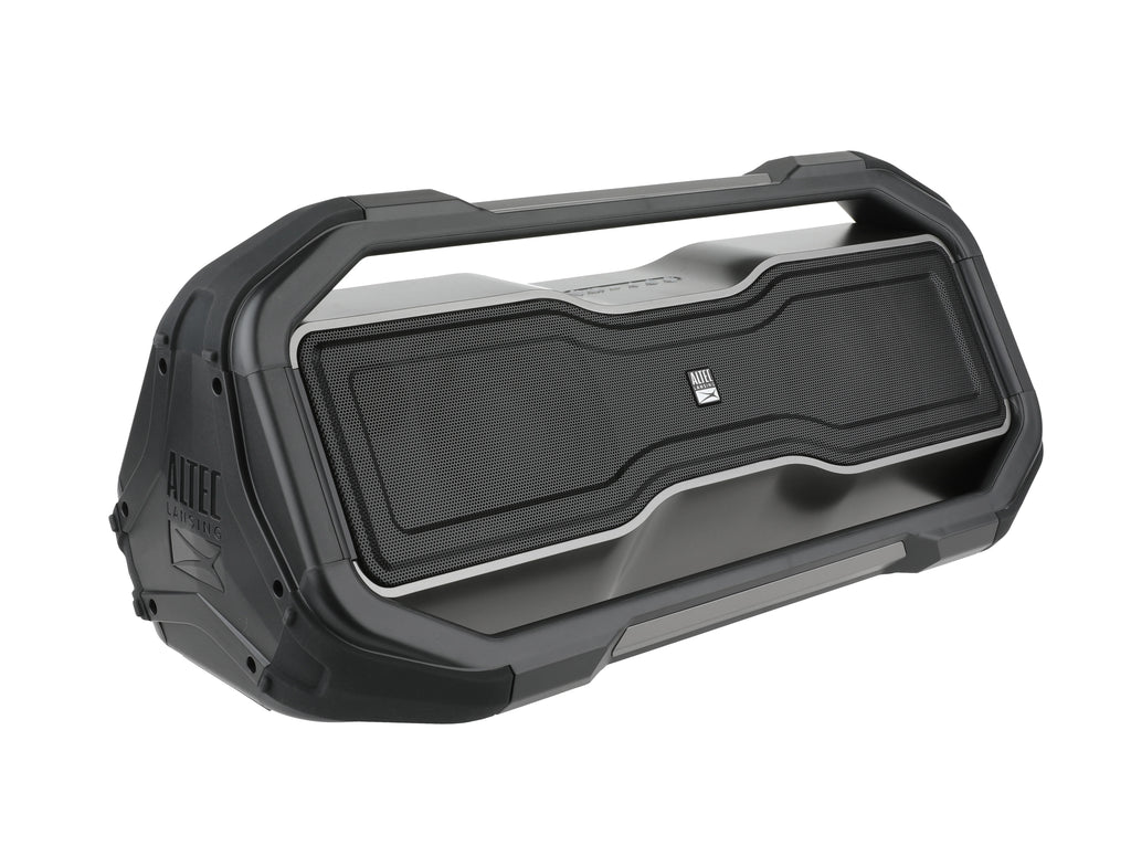 Metallic Gray Portable Wireless Bluetooth Speaker H528864