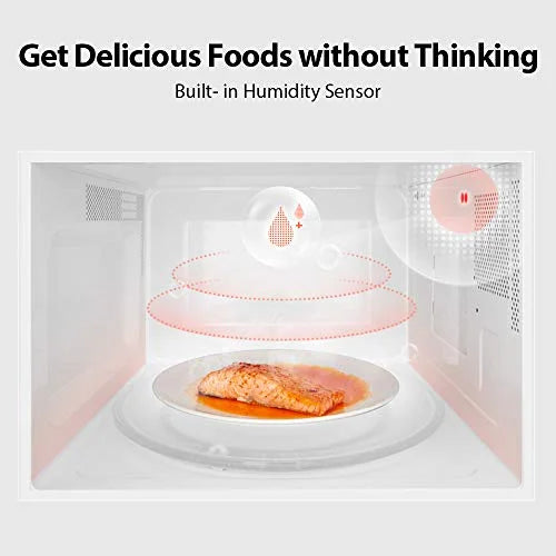 Smart Countertop Microwave Oven, 1100W, 1.3 Cu.ft, Stainless Steel L118638