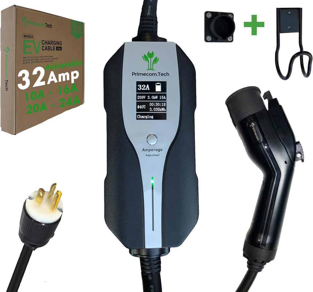 Level 2 Electric Vehicle Charger with 30Ft Cable C279757