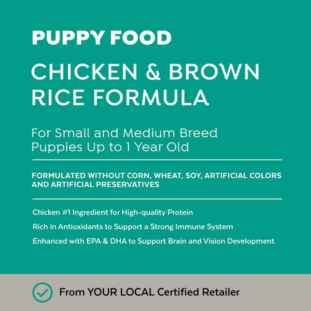 Chicken & Brown Rice Puppy Food I911194