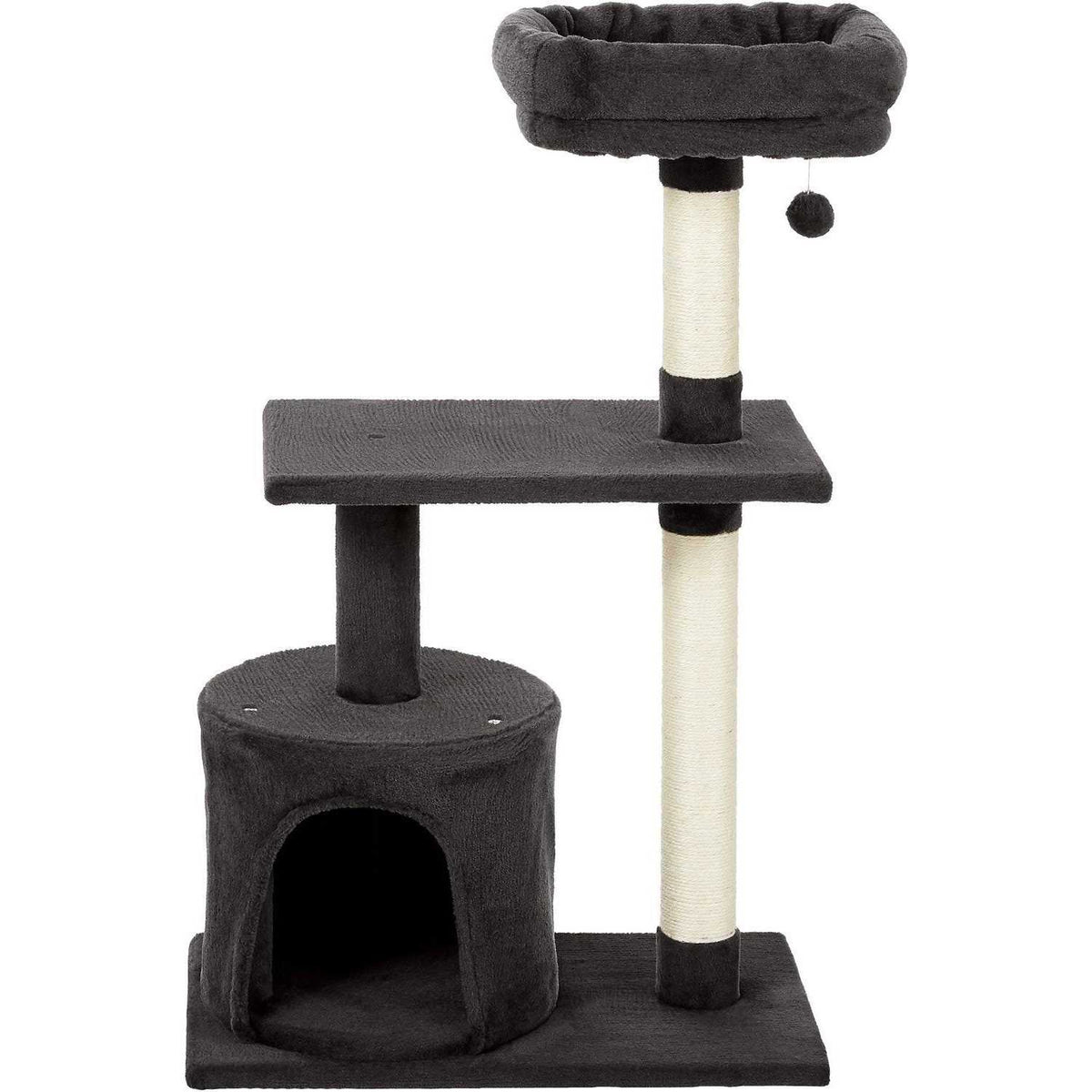 38-in Cat Tree with Condo and Top Perch H5525