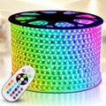 RGB LED Strip Light, Waterproof Multi Colors Dimmable SMD5050 LED Rope Light N340