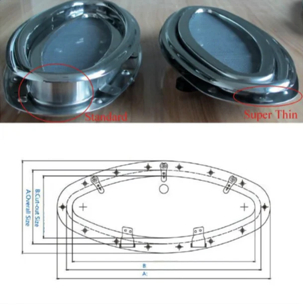 Stainless Steel Boat Porthole T2595