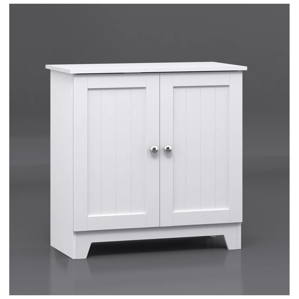 White Double Door Cabinet Q8599