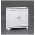 White Double Door Cabinet Q8599
