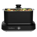 6 Qt. Black Slow Cooker with Non-Stick Surface J806983