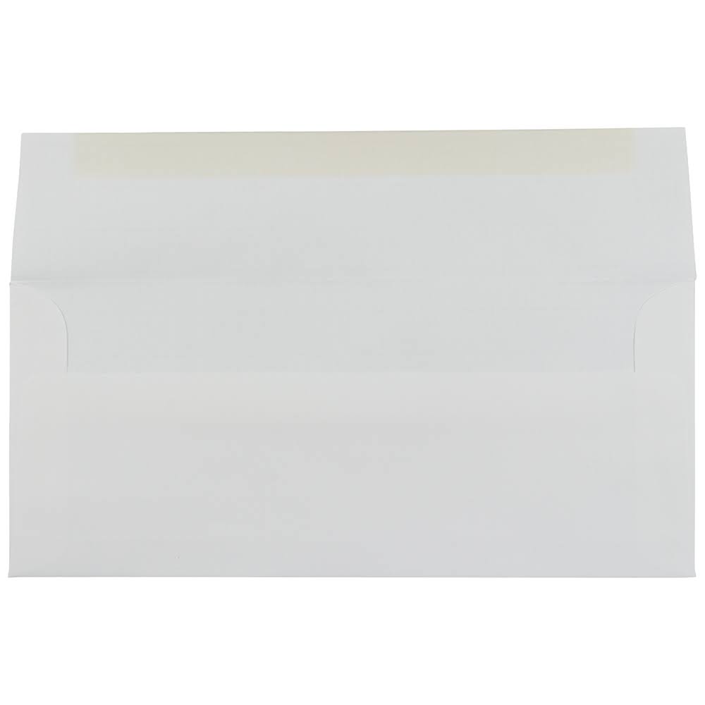 #10 Business Envelopes, 4 1/8 x 9 1/2, Bright White Laid, 1000/Carton W3598