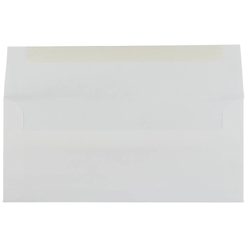 #10 Business Envelopes, 4 1/8 x 9 1/2, Bright White Laid, 1000/Carton W3598