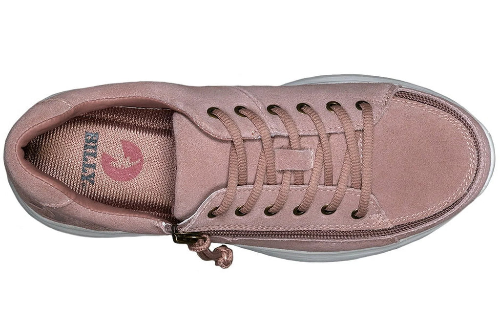 Blush Suede Comfort Lows A3097
