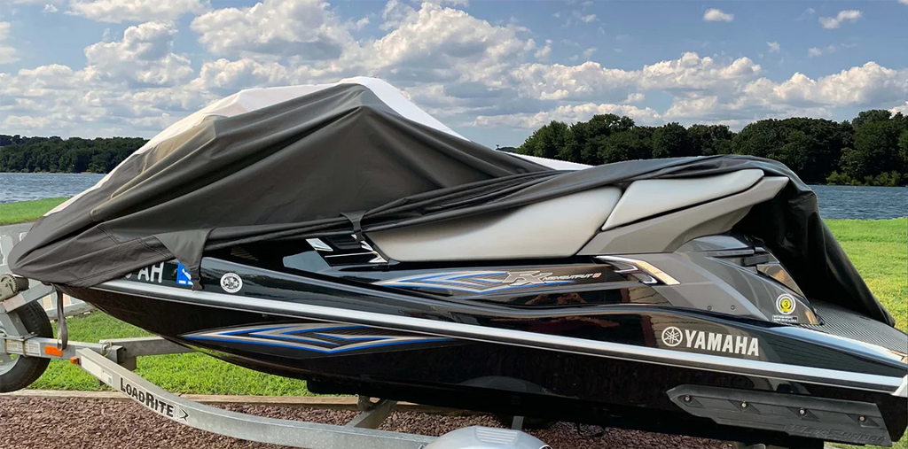 Black/Grey Trailerable Jet Ski Cover U30371