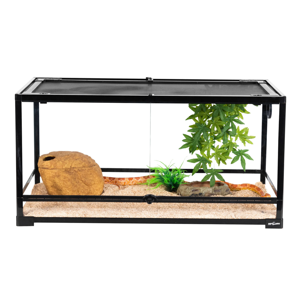 Glass Reptile Terrarium 50 Gallon 36" x 18" x 18" with Screen Ventilation X996