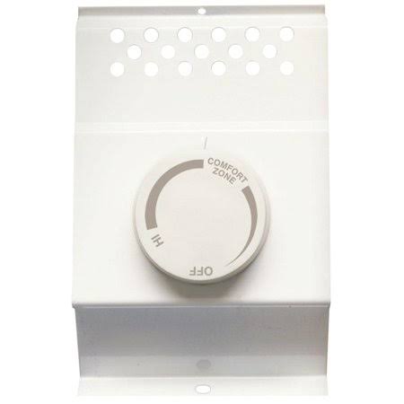 2 Pack White Electric Baseboard Thermostat A5827