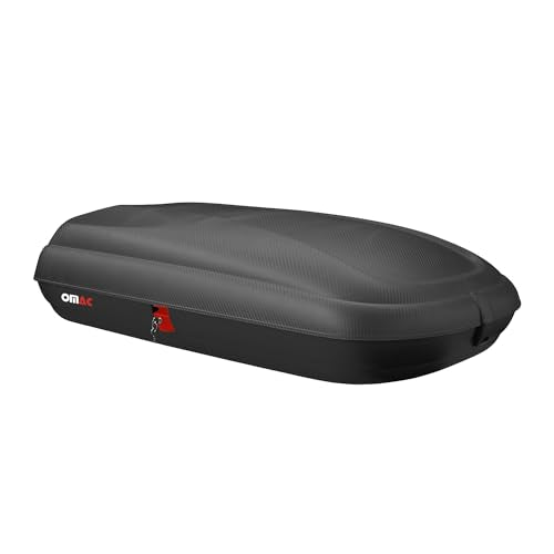 11.3 Cubic Feet Carbon Fiber Textured Car Rooftop Cargo Box V3004