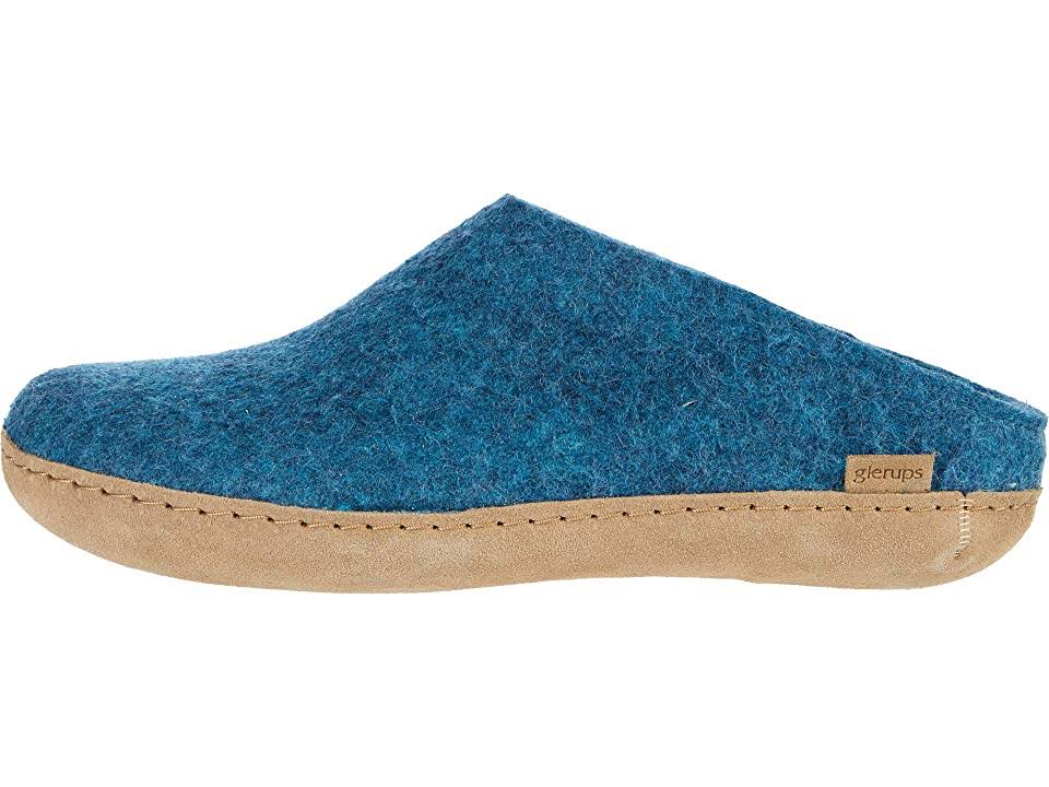Open Heel Petrol Shoes O1548