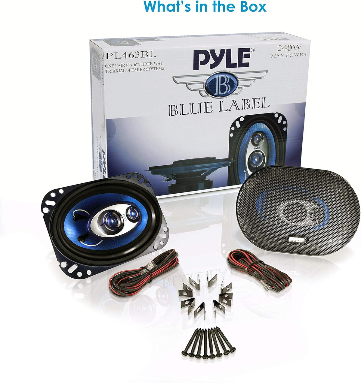 4'' x 6'' Three Way Speaker System 240 Watt 4 Ohm P934