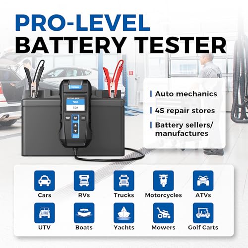 12V 24V 100-2000CCA Lead-Acid Battery Tester with Built-in Printer S761