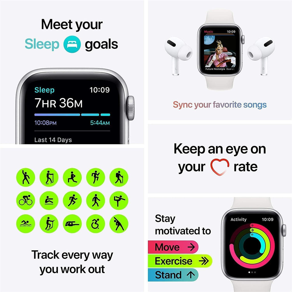 44mm Space Gray Aluminum Case with Midnight Sport Band Watch B8178