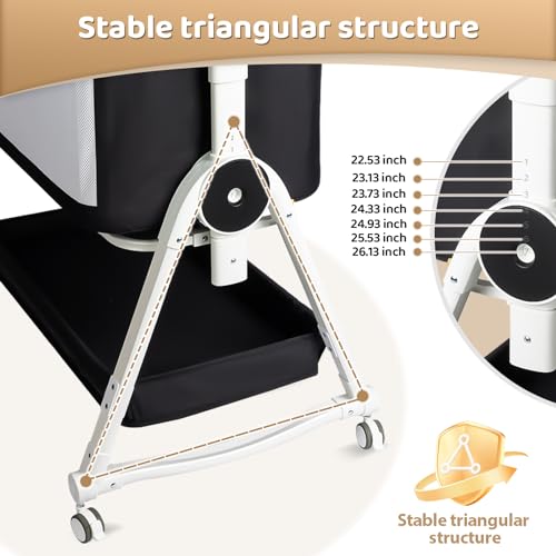 4 in 1 Baby Bassinet with Wheels and Storage Basket G463