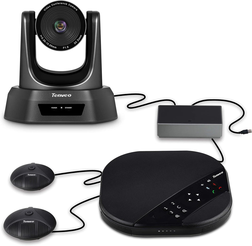 All-in-One Video Audio Conference Camera System 3X Optical Zoom USB PTZ Speakerphone M981