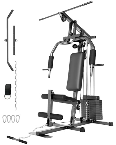 100LBS Weight Stack Multifunctional Home Gym Machine C18536