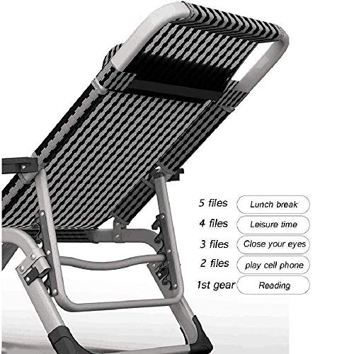 Adjustable Folding Zero Gravity Patio Lounge Chair Q27578